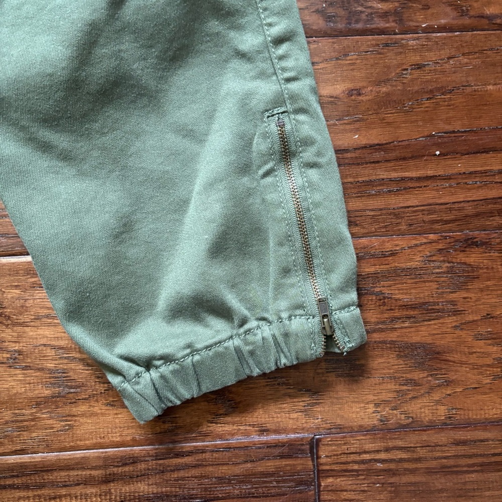 Cabi olive army green pants with zipper accents | Size 12 - Picture 3 of 6